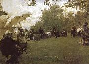 Ilya Repin At the Academy-s House in the Country Spain oil painting artist